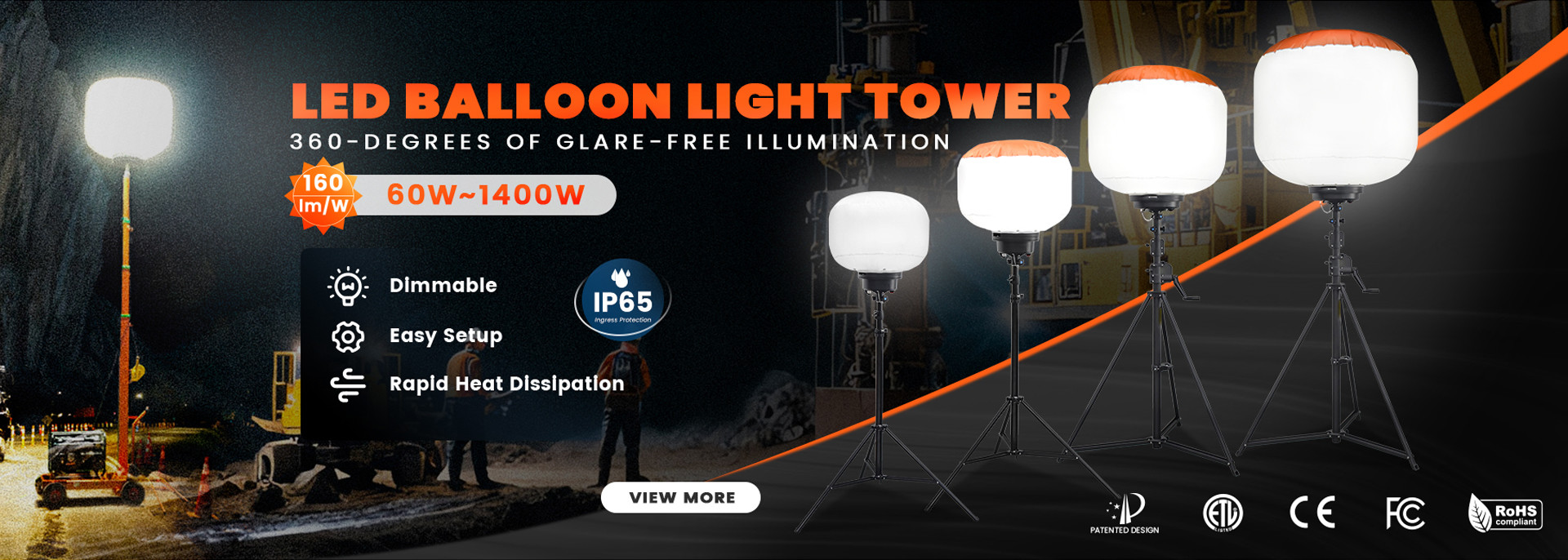 Qualität LED-Ballonscheinwerfer usine