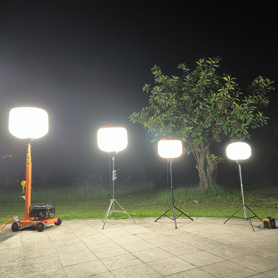 Vielseitiges tragbares Arbeitslicht 700 Watt Ballon LED-Leuchtturm für die Straßenwartung
