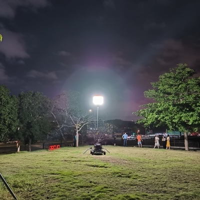 IP65 Wasserdicht 500W 800W 1400W Mobilluftballonleuchten Solartragbare Leuchtturmgenerator Led-Arbeitslicht