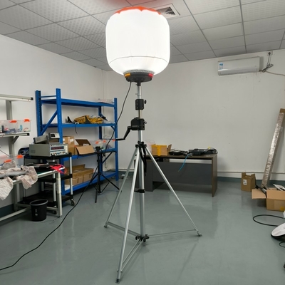 Teleskopische Maststativ-Notfall-LED-Bauleuchte mit 3,8 m hohem Generator