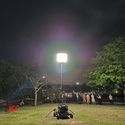 160000lm 1000W aufblasbares Stativ Ballon Mobile Led Light Tower für Aktivitäten im Freien