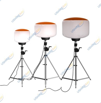 Tragbare Baustellen-Ballon-Arbeitsleuchte 150W 360-Grad-Beleuchtung Hochleistungs-LED-Stativ