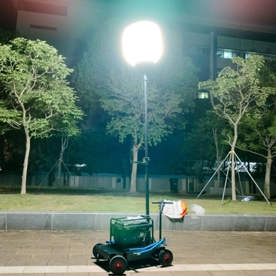 200W Warmweiße aufblasbare LED-Ballon-Arbeitsleuchte für Baustellen und Camping