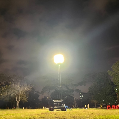 500W Industrie-LED-Ballon-Arbeitslicht auf ETL-zertifiziertem mobilen Stativ-Teleskopstand