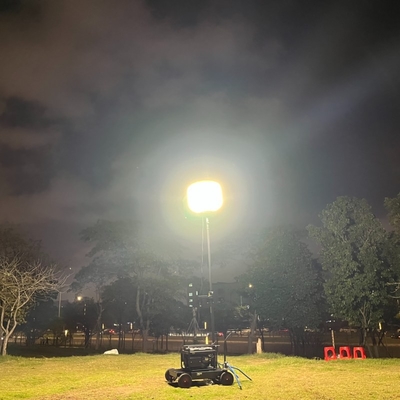 500W Industrie-LED-Ballon-Arbeitslicht auf ETL-zertifiziertem mobilen Stativ-Teleskopstand