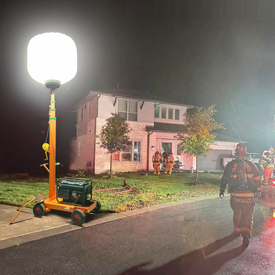 Trolleyballon LED-Leuchtturm Lichter 700W Beleuchtung Turm für Katastrophen