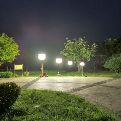 Portable Led Ballon Lichter Konstruktion 320W Diesel-Lichtturm für temporäre Beleuchtung