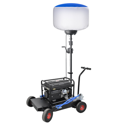 Teleskopische mobile, tragbare Leuchtturmgenerator 1400W Led Ballonlampen 224000lm