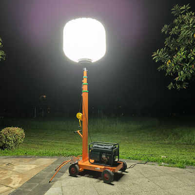 Hochleistungs-LED-Teleskoplichtturm 1400W Ballon-Außenlichtturm für Industrie