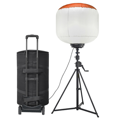 Trolleybusbeleuchtung LED Ballonlichtturm 1400W Mast Lichtturm für Feuerwehr und Rettung
