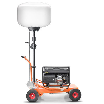 Trolleybusbeleuchtung LED Ballonlichtturm 1400W Mast Lichtturm für Feuerwehr und Rettung