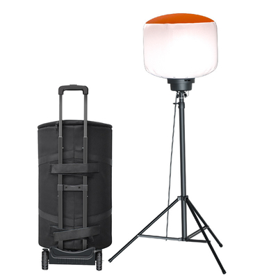 Veranstaltungen Teleskop-Schlepplichtturm 500W LED-Ballon Mobillichtturm für große Veranstaltungen