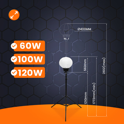 120W LED RGB Ballon-Lichtturm Vielseitiger tragbarer Leuchtturm für Outdoor-Veranstaltungen