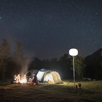 Keine Blendung LED-Licht mit Stativ 150W LED-Ballon-Lichtturm für Camps