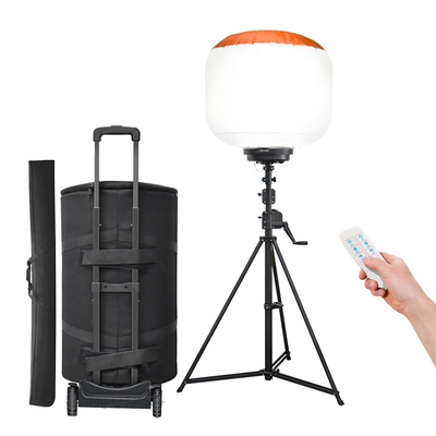 500W Portable Ballon Light Tower 160lm/W Hohe Helligkeit für temporäre Arbeiten Licht Straßenarbeiten