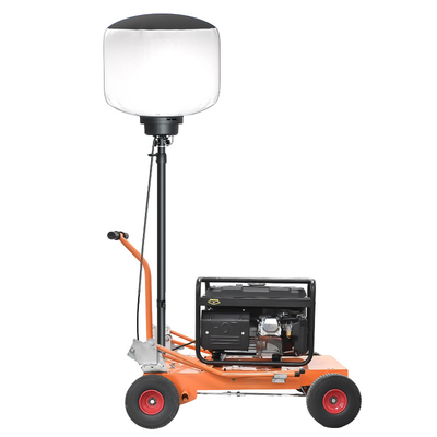 AC90-305V 96000 Lumens LED-Arbeitslichtturm auf 3,8 m Stativ für temporäre Bauarbeiten