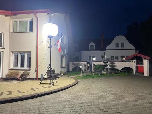 1000W Ballon Light Tower Portable Movable No Shadows Sicherheitsbeleuchtung für Baustellen, Straßenarbeiten, Partys, Veranstaltungen, Rettungslicht