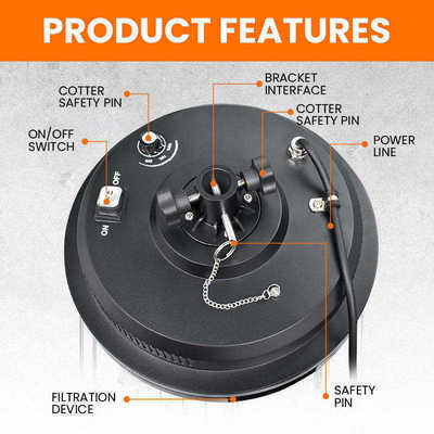 Fabrik Großhandel 36W Outdoor LED Flutlicht Einstellbare Scheinwerfer mit Dehnbarm für Outdoor-Camping