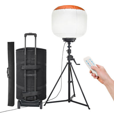 Portable LED Ballon Light 320W IP65 Dimmbar für den Außenbau