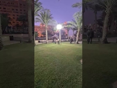 500W aufblasbarer, tragbarer Ballon-Lichtturm für Veranstaltungen im Freien und im Innenraum